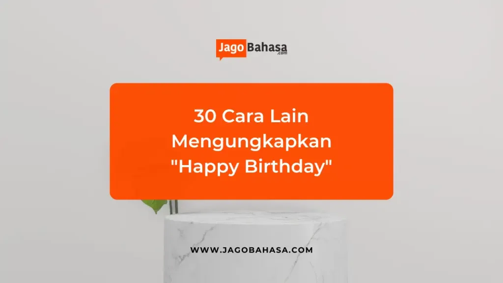 ucapan ulang tahun bahasa inggris