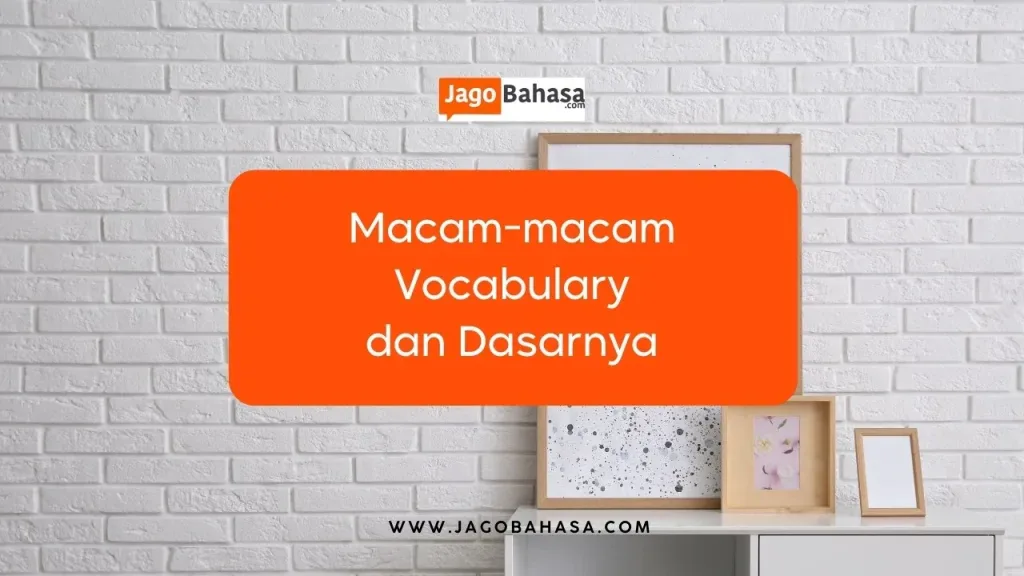 jenis-jenis vocabulary