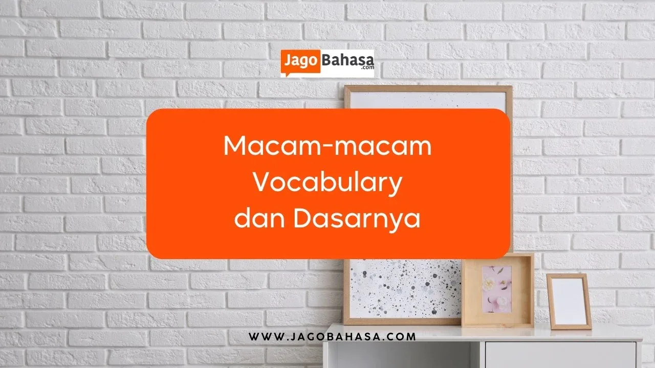 jenis-jenis vocabulary