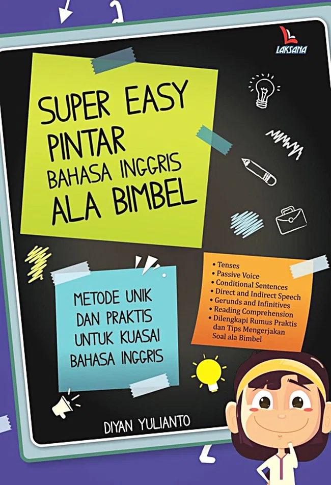 Buku Super Easy Pintar Bahasa Inggris Ala Bimbel