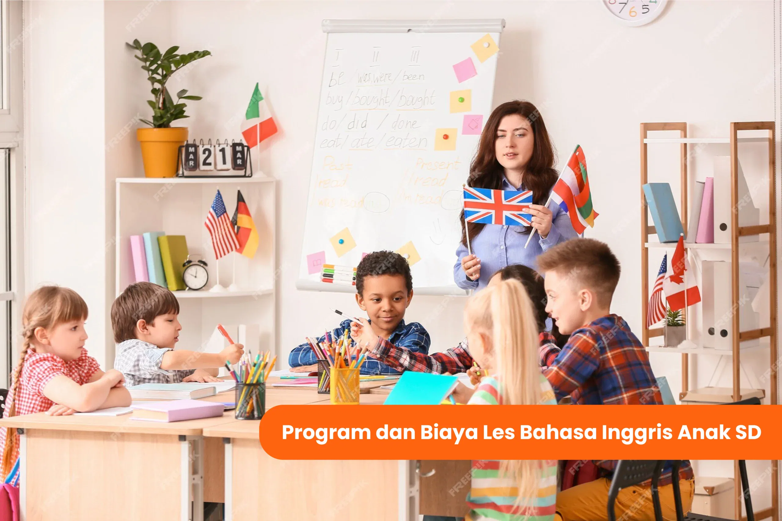Biaya les bahasa inggris anak SD
