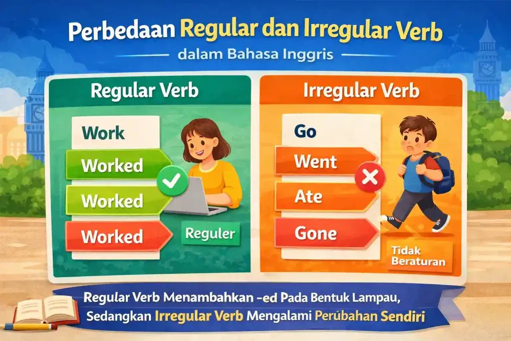 Perbedaan Regular dan Irregular Verb