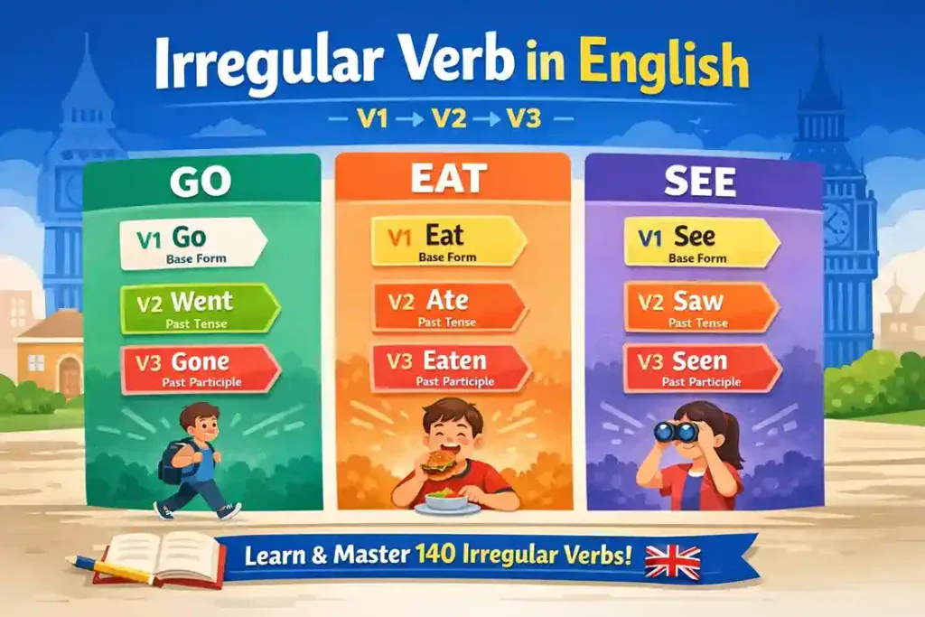 Bentuk Irregular Verb
