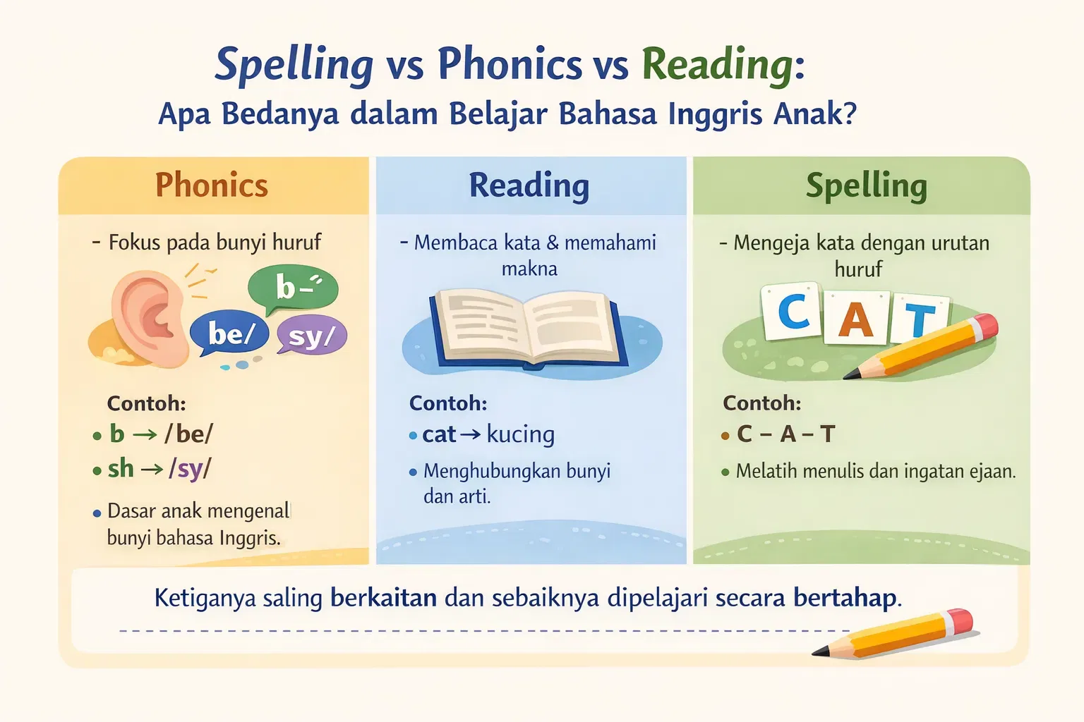 Belajar Spelling untuk Anak: Panduan Lengkap Belajar Mengeja Bahasa Inggris Sejak Dini