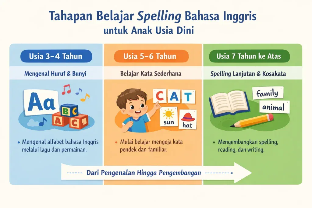 Belajar Spelling untuk Anak: Panduan Lengkap Belajar Mengeja Bahasa Inggris Sejak Dini